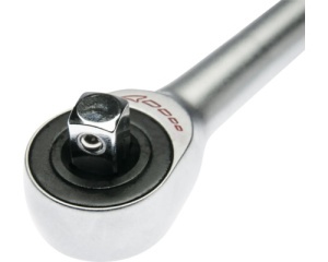 Antrenor cu clichet WGB 1/2" 390 mm, 60 dinți, crom-vanadiu - Img 2
