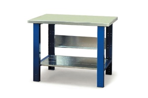 Banc de lucru metalic Werkmeister 1000-1, 1000 mm, polita inferioara deschisa