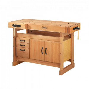 Banc de lucru pentru tamplarie PROFI SCANDI PLUS 1425 + dulap SM03, Sjobergs - Img 7