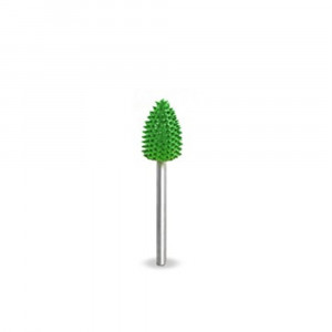 Biax sculptura lemn SABURR - Cap 3/8" forma flacara aspru - Img 1