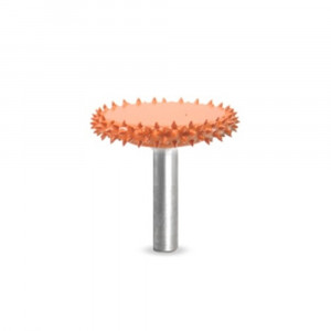 Biax sculptura lemn SABURR - Cap forma disc 1-1/4" X 1/4" - Img 2
