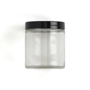 Borcan din sticla pentru amestecat si pastrat coloranti, cu capac insurubabil, 118 ml - Tandy Leather 2085-00 - Img 2