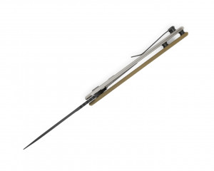 Briceag de buzunar Buck Onset Pro 0040GRS-B, otel S45VN, maner G10 si cadru titan, Frame Lock - Img 3