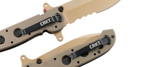 Briceag M21-14DSFG Desert w/Veff Serrations, CRKT - Img 8
