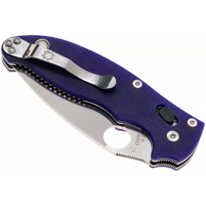 Briceag Manix™ 2 G-10 Dark Blue CPM S110V, Spyderco - Img 3