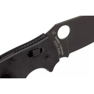 Briceag Manix™ 2 XL G-10 negru / lama neagra, Spyderco - Img 5