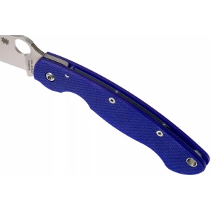 Briceag Military™ Model G-10 Dark Blue CPM S110V, Spyderco - Img 6