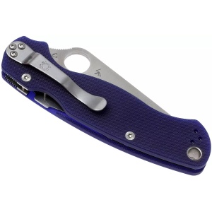 Briceag Para Military™ 2 G-10 Dark Blue CPM S110V, Spyderco - Img 3