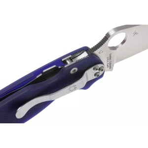 Briceag Para Military™ 2 G-10 Dark Blue CPM S110V, Spyderco - Img 5