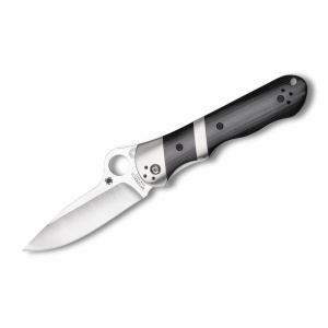 Briceag Vallotton Sub-Hilt™ G-10 Black, Spyderco - Img 6