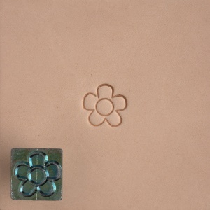 Cap de stanta de embosare 2D Craftool Mini, model floare de camp (Wildflower) - Tandy Leather 8850-00