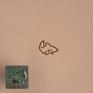Cap de stanta de embosare 2D Craftool Mini, model rechin (Shark) - Tandy Leather 8827-00