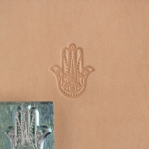 Cap de stanta de embosare 3D Craftool, model mana lui Fatima (Hand of Fatima) - Tandy Leather 8590-00