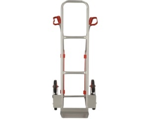 Carucior transport cu platforma pentru trepte Cargo Point max. 150kg, H 1190mm, din otel zincat - Img 5