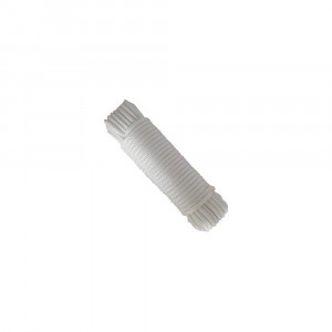 Coardă poliester Ø10mm x 25m, alb