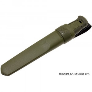 Cutit outdoor Morakniv Kansbol S Green, otel inoxidabil 12C27, compatibil amnar, teaca inclusa - Img 2