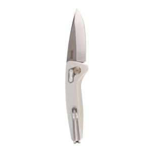 Cutit pliabil SOG One-Zero AU Silver Chrome 15-73-03-57, lama Cryo CPM S35VN, XR Lock, maner din aluminiu, EDC Premium - Img 2