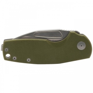 Cutit pliabil SOG Stout SJ OD G10 Stonewash 16-03-01-57, lama Sheepsfoot D2 Stonewashed, Slip Joint, Nail Nick, maner G10 Olive Drab, EDC - Img 7