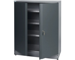 Dulap metalic 2 uși 910x450x1100 mm, cu 3 polițe