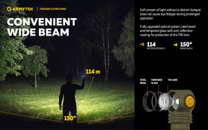 F06701CO Wizard C2 Pro Max Magnet USB Olive - lumina alba, Armytek - Img 19