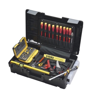 Felo 41387818, Trusa cu unelte VDE, Ergonic E-Slim in cutie XL-BOXX, 78 piese - Img 2