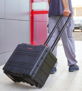 Geanta/ Valiza protectie cu burete pretaiat cu roti si maner telescopic, 4825HL, 520 x 440 x 276 mm, Explorer Cases - Img 7