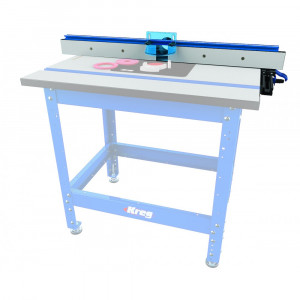 Ghidaj Kreg pentru masă de frezat, aluminiu, cu aspirație - PRS1015