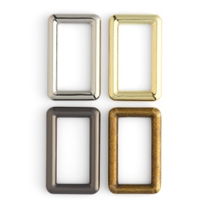 Inel dreptunghiular 30 mm pentru barete, 4 finisaje - Tandy Leather