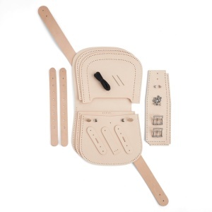 Kit geanta de mana Emma din piele vegetala Tandy Leather, 20 x 23 cm - imagine 7