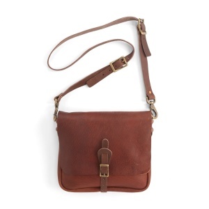 Kit geanta postas Bison din piele maro Tandy Leather, 31,7 x 28 cm - imagine 3