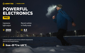 Lanterna frontala Armytek Wizard C2 Pro Sand White 2500 lm cu acumulator 18650 - Img 13