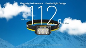 Lanterna Frontala Nitecore HA29 UHE, 1200 Lumeni, USB-C, Acumulator 2500 mAh, Rezistenta la Frig, IPX8 - Img 19