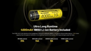 Lanterna Frontala Nitecore HC65 UHE Editie Vanatoare, 2000 Lumeni, 222 Metri, USB-C, Acumulator 4000 mAh - Img 11
