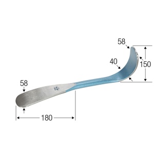 Lingura de indreptat si fortat Picard 252/42, 1900 g, 440 mm - imagine 3