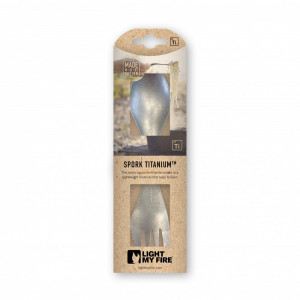 Lingura / furculita / cutit Spork Titanium, LIGHT MY FIRE - Img 7