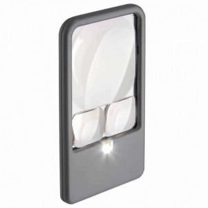 Lupa de buzunar cu LED multi-putere 2,5x, 4,5x și 6x - Carson - Img 7