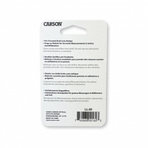 Lupa de focalizare LumiLoupe, putere 10x cu lentile duble cu reticul Snap-On - Carson - Img 5