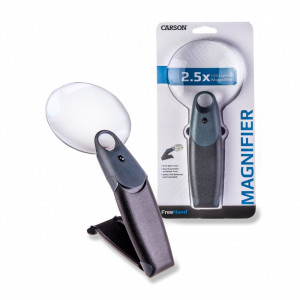 Lupa de mana FreeHand putere 2.5x/5.5x cu led, Carson - Img 8