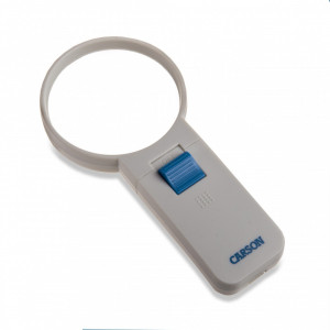 Lupa de mana putere 4x cu LED-uri asferice, Carson - Img 1