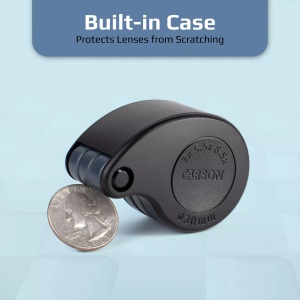 Lupă pliabilă TriView 5x/10x/15x cu carcasă încorporată - Carson - Img 4