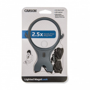 Lupa portabila MagniLook, putere 2.5x/4.5x cu snur pentru gat - Carson - Img 6