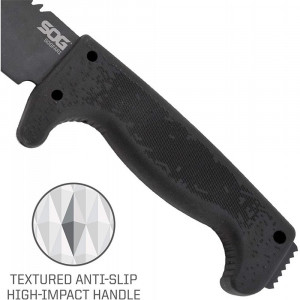 Maceta SOG SOGfari Tanto Machete 10", otel 3Cr13, lama Tanto 254 mm - Img 4
