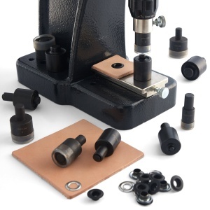 Matrita pentru montat ocheti (grommets) cu presa manuala, pentru ocheti de 5 mm (3/16 in) - Tandy Leather 39011-01 - Img 3