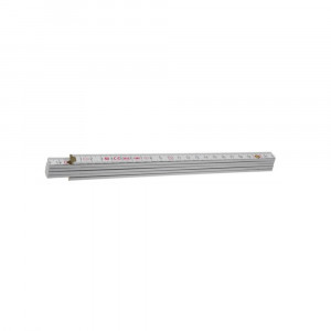Metru lemn fag, imbinari plastic 1-3 m - Img 1