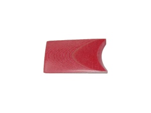 Micarta de in 8 mm White/Red 1/1, pentru maner de cutit