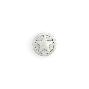 Ornamente Stea placate cu argint Tandy Leather SUA - Img 3