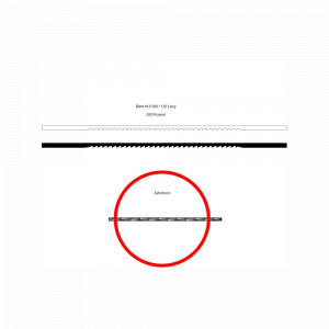 Panze traforaj speciale albastre NIQUA 18 cm, pachet 12 buc