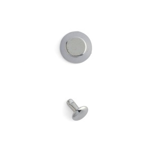 Picioruse metalice pentru genti, 12 mm, set 4 buc - Tandy Leather - imagine 5