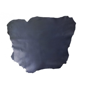 Piele Naturala Vopsita / Captuseala Bleumarin pentru Proiecte Mici