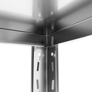 Raft metalic pentru depozitare 180 x 80 x 40 cm, 5 polite, 70 kg/polita, galvanizat - Img 4